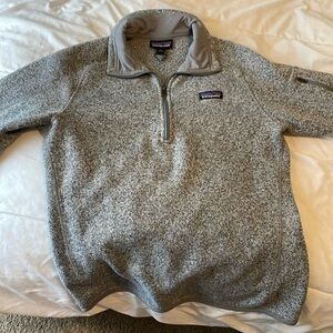 Grey Patagonia Quarter Zip